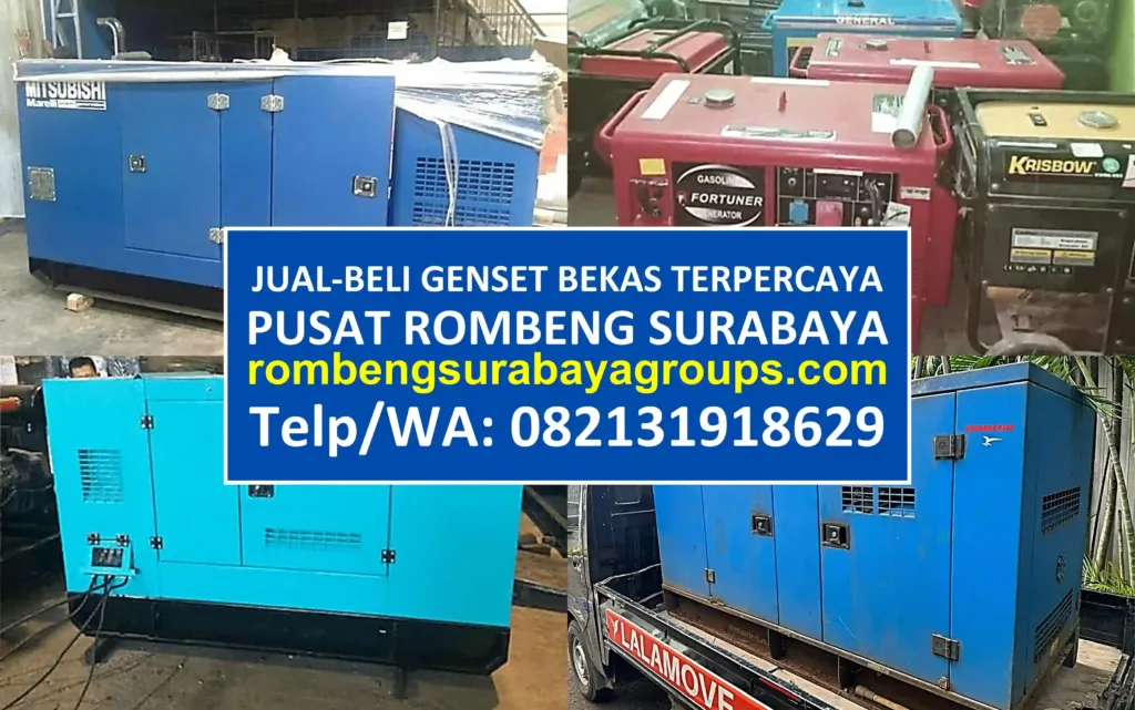 Pusat tempat jual beli genset bekas surabaya rombeng groups